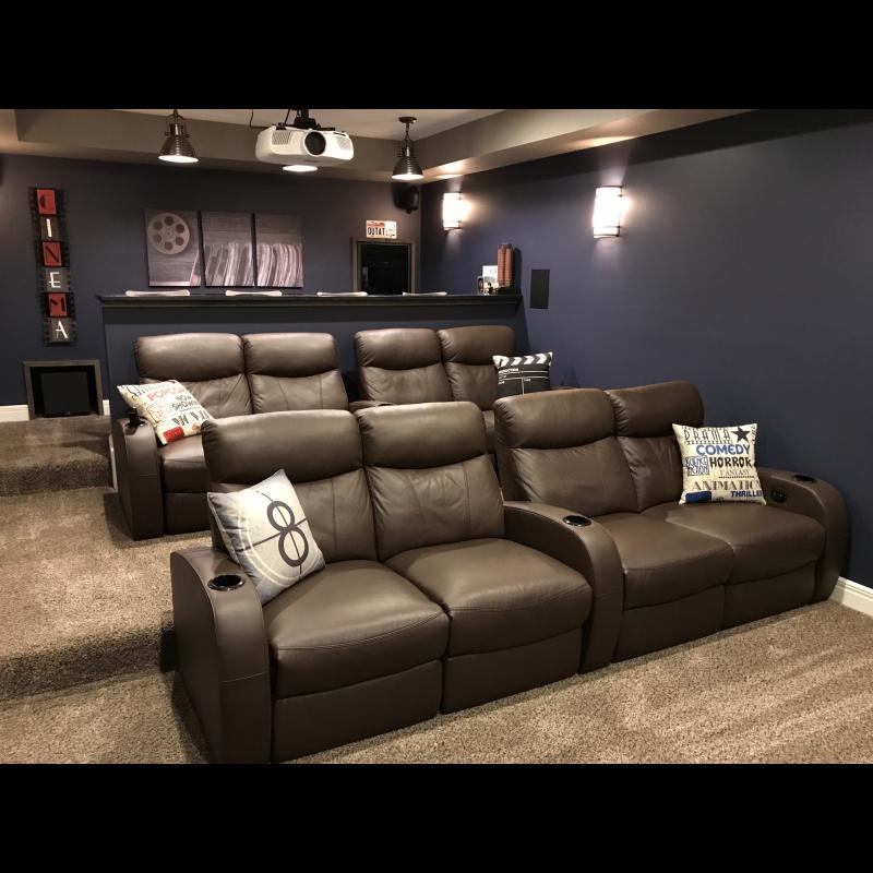 Seatcraft Rialto Home Theater Seats Home Movie Theater Seating Home